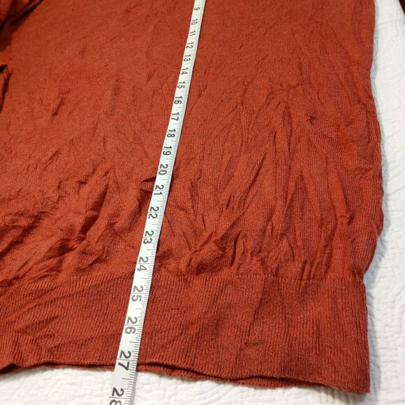 St. Johns Bay XL Copper V-Neck Sweater Men - Picture 7 of 8